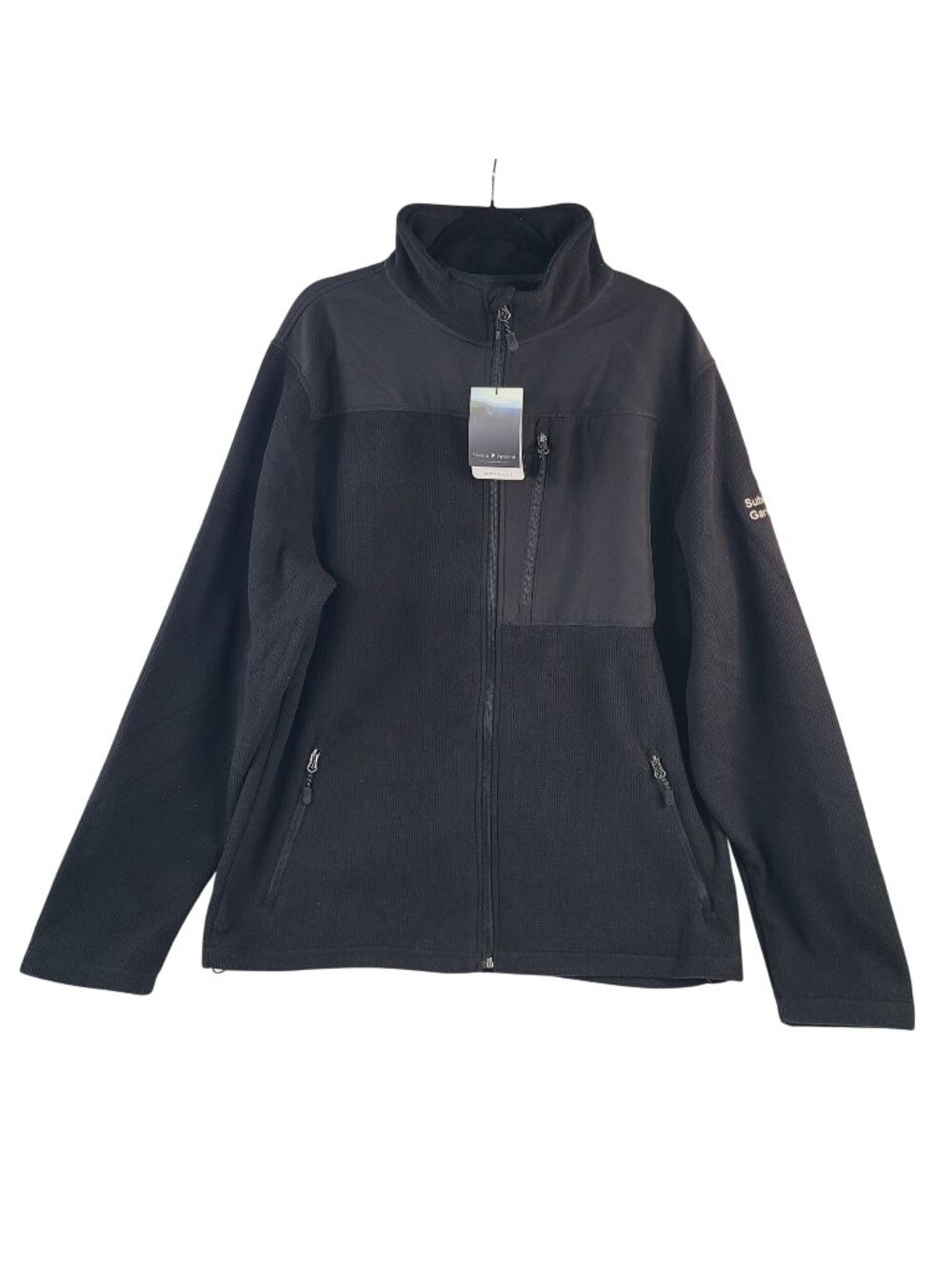 NEW Fossa Apparel Men's Sz 2XL Black Full-Zip Jacket Mopar Embroidery Suburban